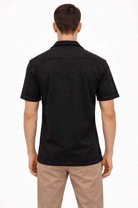 Camisa Manga Corta Summer Negro