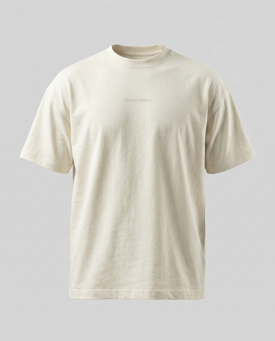 Camiseta Oversize Heavyweight Natural - 100% Algodón