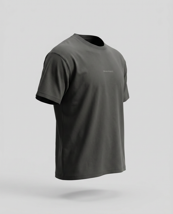 Camiseta Oversize Heavyweight gris oscuro - 100% Algodón