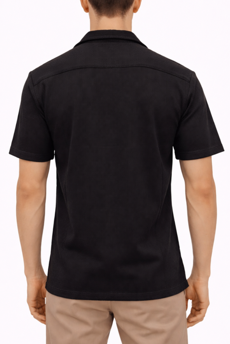 Camisa Manga Corta Summer Negro