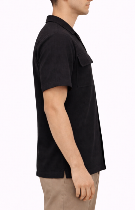 Camisa Manga Corta Summer Negro