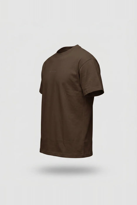 Camiseta Oversize Heavyweight Cafe - 100% Algodón