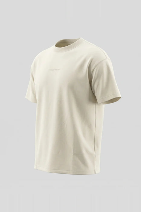 Camiseta Oversize Heavyweight Natural - 100% Algodón