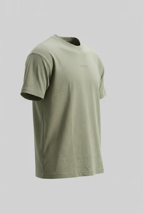 Camiseta Oversize Heavyweight Verde - 100% Algodón