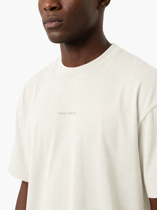 Camiseta Oversize Heavyweight Natural - 100% Algodón