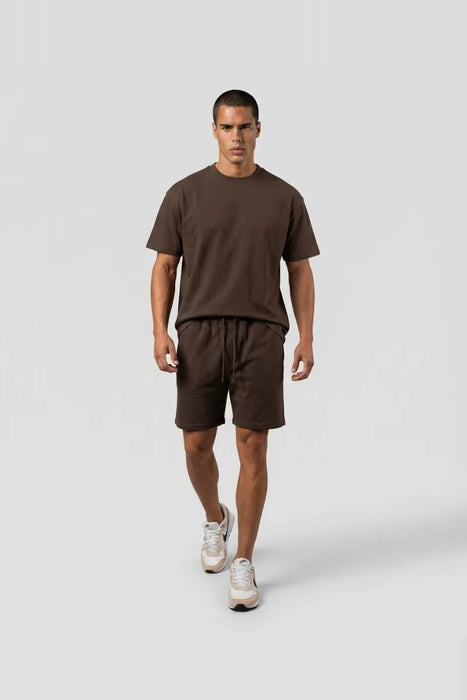 Camiseta Oversize Heavyweight Cafe - 100% Algodón