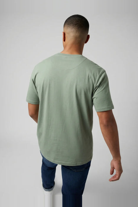 Camiseta Oversize Heavyweight Verde - 100% Algodón