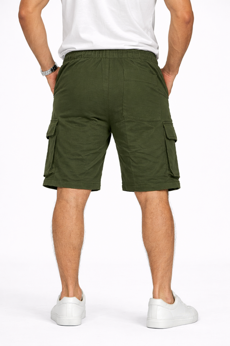 Bermuda de Algodón Cargo Verde
