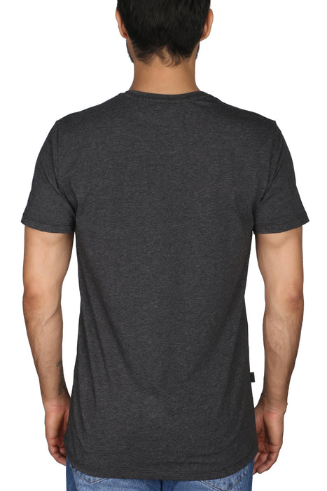 Camiseta Basica Slim Gris Jaspe