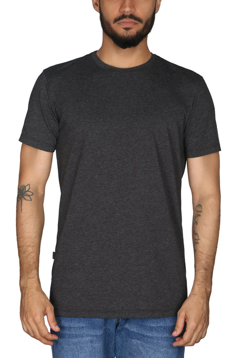 Camiseta Basica Slim Gris Jaspe