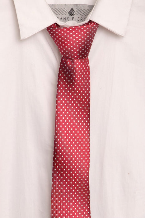 Corbata Semi-Slim Broker Rojo